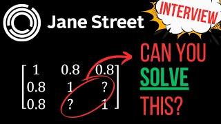 Jane Street Interview? SOLVE THIS! | Quant Interview Questions #9