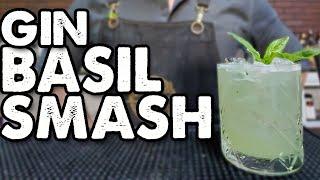 Got Basil? Then try this delicious Gin Basil Smash!