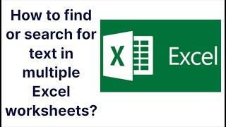 Excel Search Mastery: How to Search Across the Whole Workbook [Step-by-Step Guide]