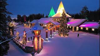 El Pueblo Papá Noel  Santa Claus Rovaniemi Laponia Finlandia antes de Navidad