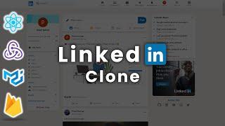 LinkedIn clone using React | Redux | Firebase | Material-UI