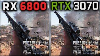 RX 6800 vs RTX 3070 Benchmark – 59 Tests