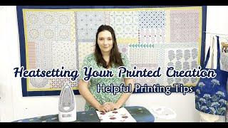 Block Printing Tip- Heat Setting Printed Fabric