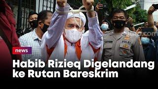 Digelandang ke Rutan Bareskrim, Rizieq Teriak: Revolusi Akhlak, Allahuakbar