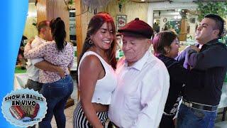 Bailando Corridos Rancheros La Morena Con Sabrosura El Tata Don German, Ninoska Soraya y Juan Carlos