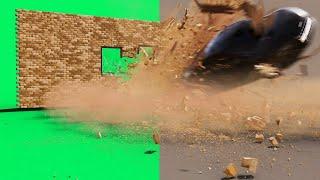 Shocking Car Crash green screen effects | green screen Car Crash into wall