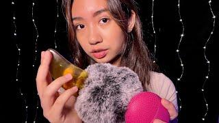 ASMR ~ Intense Scalp Massage | Different Objects | Fluffy Mic | Whispers