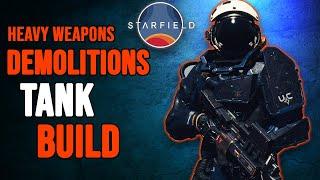 Starfield - Ultimate Tank Build - Heavy Weapons and Demolitions Tank Build Guide
