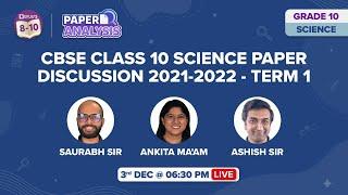 CBSE Class 10 Science Paper Discussion 2021-2022 (Term-1) | 031/2/4 | CBSE 10th Board Exams | BYJU'S