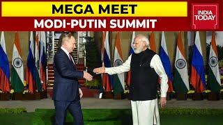 PM Modi Hold Talks With Vladimir Putin | Mega Modi-Putin Summit