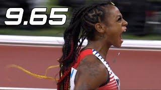 Ша'Кэрри Ричардсон пробежала 9.65 в эстафете 4x100 | Крутейший бег в Истории