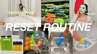 *ultimate* SUNDAY RESET ROUTINE 2024  grocery shop & restock, cleaning motivation, self care