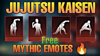 Jujutsu Kaisen Mythic Emotes - PUBG Mobile/BGMI