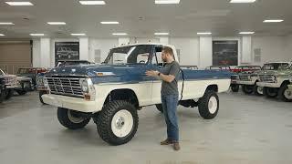 Ford F250 Highboy | Velocity Restorations 1967 Pacific Blue Ford F250