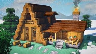 Minecraft: How To Build A Small Cabin | Tutorial