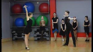 Артем Ильичев - Полина Сегаль. Тренировка.  Спортивно - бальные танцы. Латина.