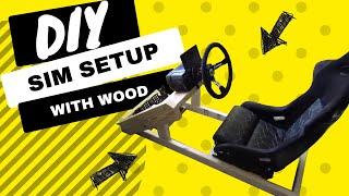 DIY Race Simulator Setup - Build With Wood