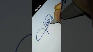 vishwa Name signature style ll #art #ytshorts #signature #shorts