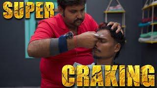Hair, Neck and Skin Cracking Intense Head Massage by Shamboo | Indian Massage