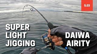 Super Light Jigging with Daiwa 2023 Airity LT2500-H and Elementus Micro Spin