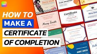 How to Make a Certificate of Completion