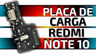 [ Xiaomi Redmi Note 10 M2101k7AG ] Como Trocar Conector Carga Microfone Sub Placa Carregamento