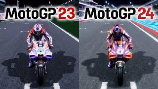 MotoGP 23 vs MotoGP 24 | Direct Comparison