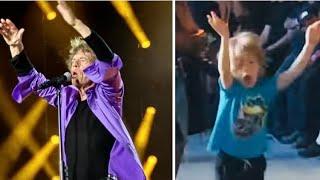 Mick Jagger’s Son Imitates Him Backstage