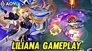 AOV : LILIANA GAMEPLAY | IN MID LANE - ARENA OF VALOR LIÊNQUÂNMOBILE ROV