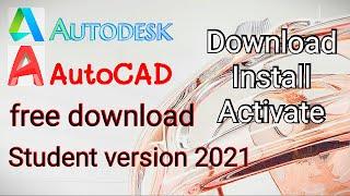 How To Download And Install AutoCAD Mechanical Student Version - 2021 || Download Fro Free ||