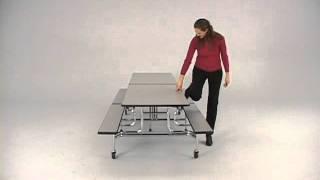 SICO®  BY-65 Mobile Folding Cafeteria Table