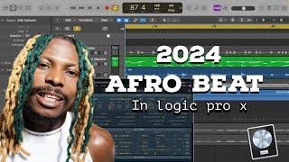 How to make  Asake afro beat in logic pro x 2024