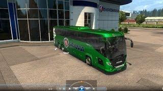 ETS 2 Scania Touring Bus EP3 By M Husni Test