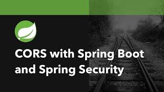 How To Set Up Cors With Spring Security And Spring Boot