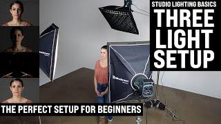 Studio Lighting For Beginners - The Three Light Setup | Mark Wallace