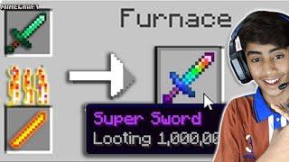 Minecraft, But Smelting Enchants Level 1,000,000