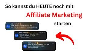 Erklärvideo - Affiliate Marketing | So kannst du mit Affiliate Marketing starten