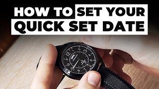 How To Properly Set The Quick Set Date On Your Mechanical Watch