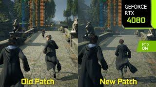 Hogwarts Legacy May 4 Patch Performance - Old Patch vs New Patch Comparison | RTX 4080 | i7 10700F