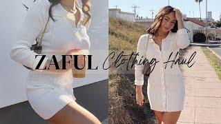 HUGE ZAFUL CLOTHING HAUL - Try On & Review 2021