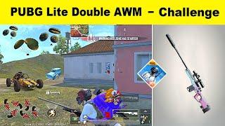 Only AWM challenge First Time Pubg Lite | Pubg mobile lite double AWM challenge with Koobra Ali