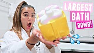 10 POUND LUSH BATH BOMB! Lush's largest bath bomb tested