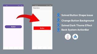 Button color not changing in latest Android Studio Java