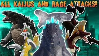 ALL KAIJUS AND THEIR RAGE ATTACK IN PROJECT KAIJU! | Roblox Project Kaiju