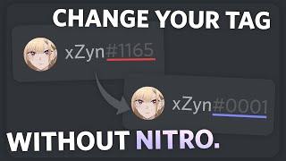 Change your Discord TAG *WITHOUT* Nitro! (2022)