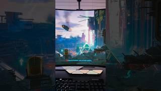 Phantom Liberty is SO BEAUTIFUL on an UltraWide OLED like this...#cyberpunk2077 #gaming #shorts