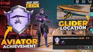 Trick  How To Complete (Aviator) Achievement | 30  Points | Flying Motor Location |PUBGM