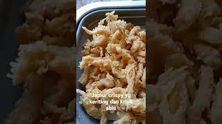 Jamur Crispy yg keriting dan kriuk abiis.. by Dapur Shansalia