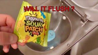 Will it Flush? - Maynards Sour Patch Kids - Candy - Airplane Toilet