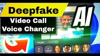 Fake Video Call with Real-time Voice Changer Full Tutorial for Real-time Deepfake using Ai Tools